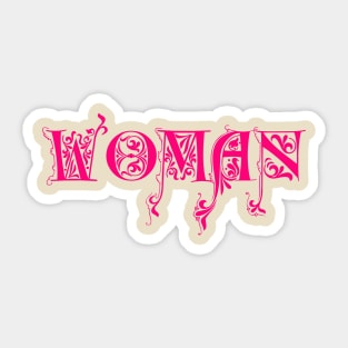 woman Sticker